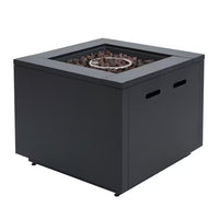 30 In. 40,000 BTU Black Steel Propane Outdoor Fire Pit